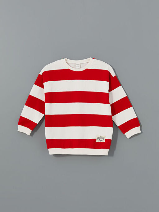 Bisiklet Yaka Erkek ?ocuk Sweatshirt ve E?ofman Alt 2li