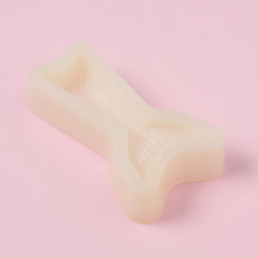 Молд для шоколада Доляна «Хвост русалки», пластик, 9.5×5.5×2 см, белый