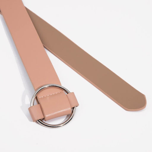 Ремень женский, ширина 3,5 см, затяжка, пряжка металл, цвет пудра - Simaland фото 2