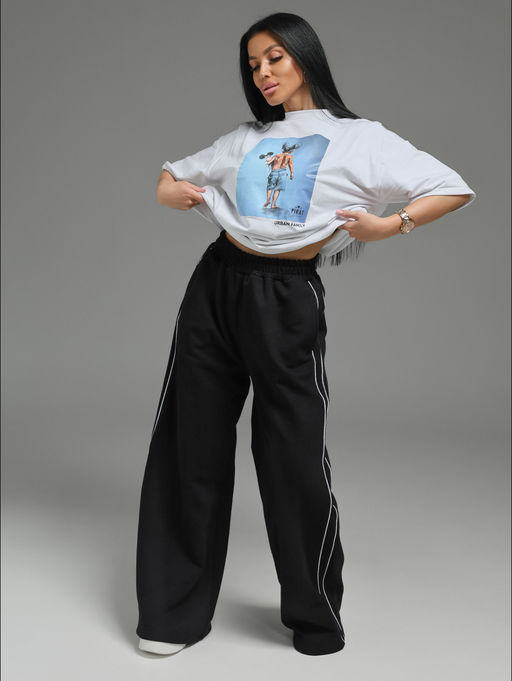 Дуэт брюки женские (черный) - Lovetex фото 2