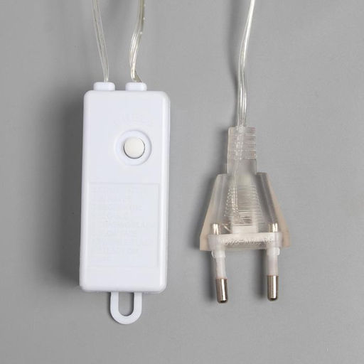 Гирлянда Занавес 1.6?1.6 м роса, IP20, серебристая нить, 160 LED, свечение мульти, 8 режимов, 220 В - Luazon lighting фото 5