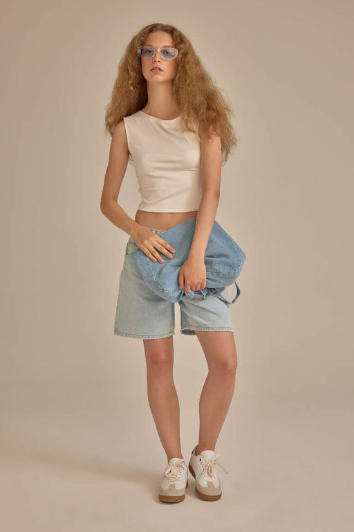 Приталенная футболка с коротким рукавом - Defacto фото 2