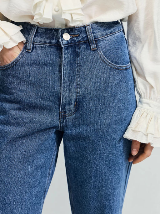 Джинсы straight с высокой посадкой / Zarina  фото 6