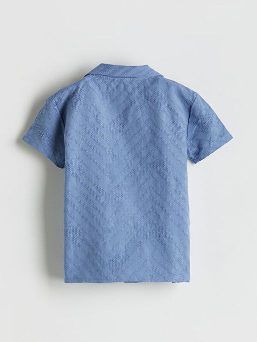 Pamuklu Erkek Bebek G?mlek ve ?ort 2li