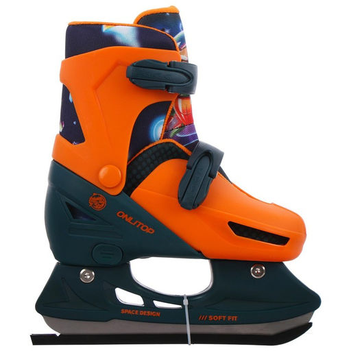 Коньки детские раздвижные ONLITOP Космос, р. 34-37  фото 6