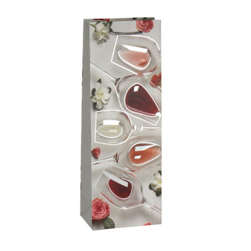 Пакет подарочный 36х12,8х8,4 / С323 /уп 12/720/под бутылку микс - Галеонтрейд фото 2