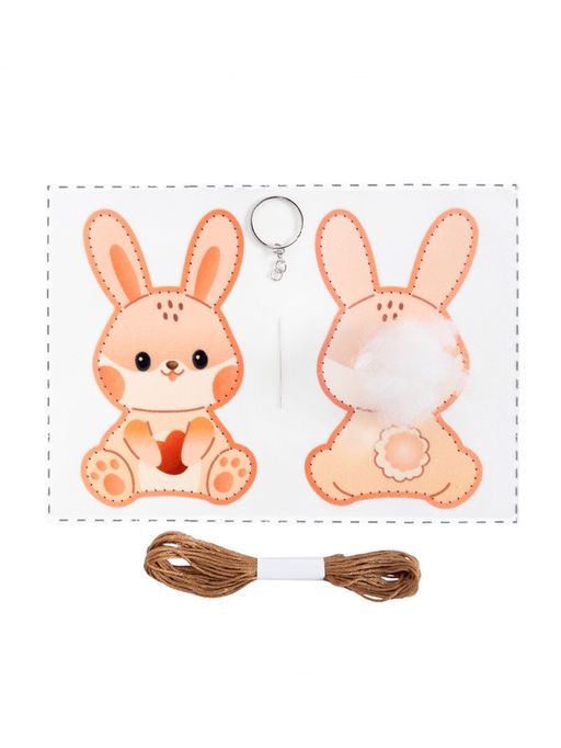 Игрушка брелок своими руками "Зайка"