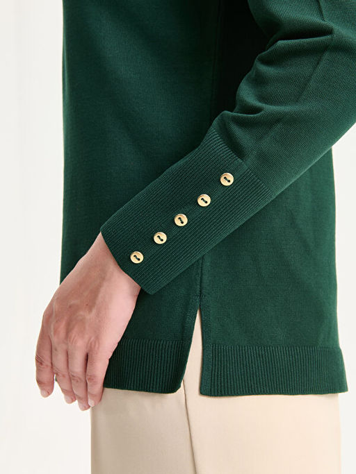 Bisiklet Yaka Kad?n Triko Kazak