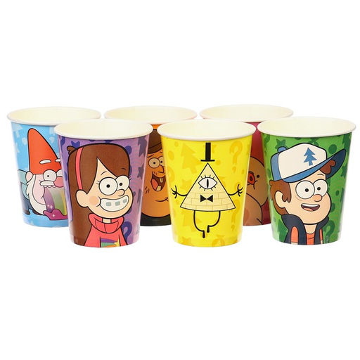 Стакан бумажный С Днем Рождения!, 250 мл, 6 штук, Гравити Фолз - Disney фото 8