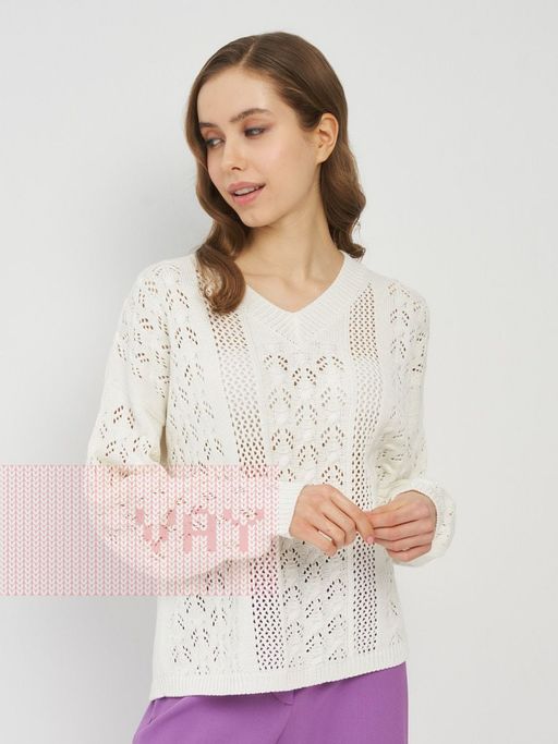 Джемпер женский 5221-41233. 796 молоко