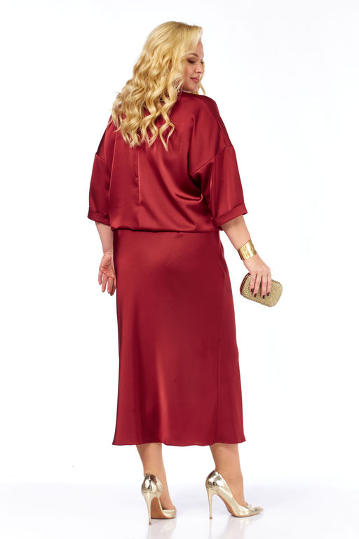 Костюм Элль стиль 2449/1 бордо