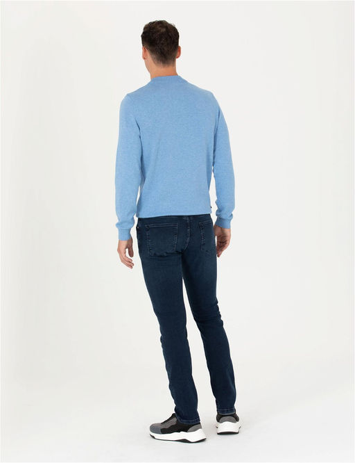 Lacivert Slim Fit Jean Pantolon - Pierre cardin фото 4