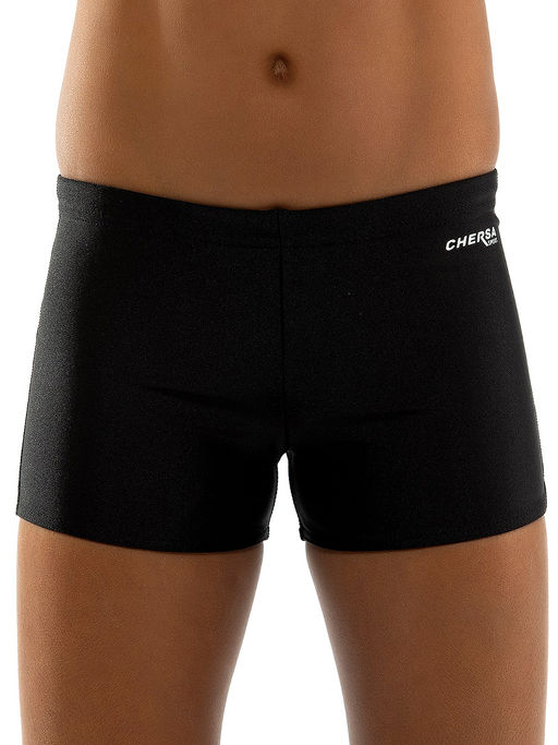 8510 Плавки-шорты детские однотонные с логотипом - Chersa фото 2