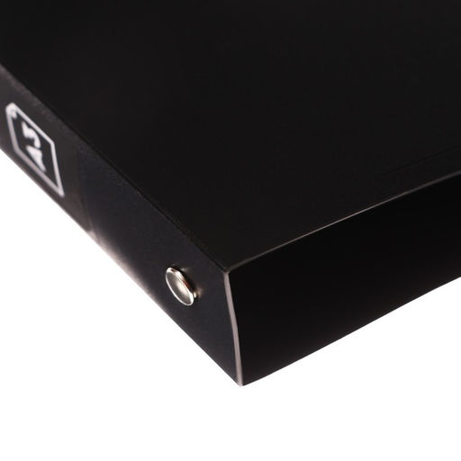 Папка на 4 кольцах А3, Calligrata TOP, 27 мм, 800 мкм, вертикальная, чёрная