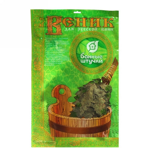 Веник дубовый с крапивой в уп. "Банные штучки"