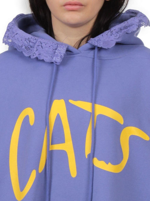 2247 VIOLET Толстовка-платье женская (85% хлопок, 10% полиэстер, 5% спандекс) - Fashion фото 4