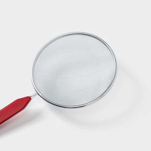 Сито для просеивания Доляна «Хозяюшка», d=14 см, красное