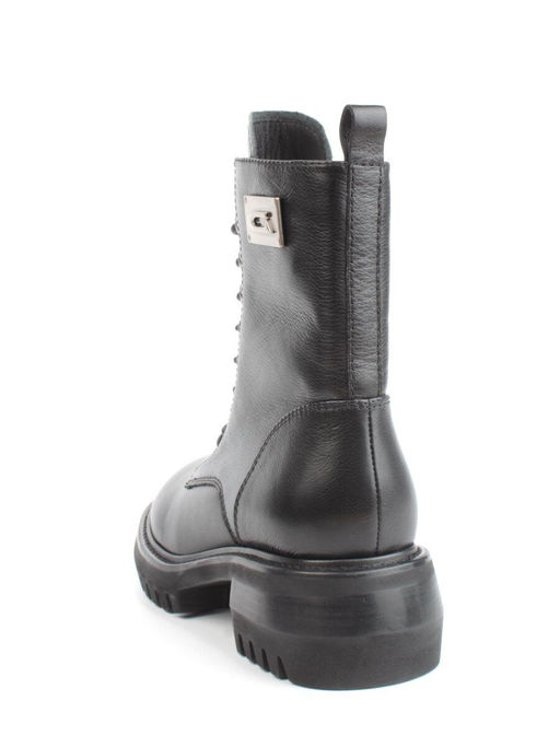 01-GZ6253-G71-N11 BLACK Ботинки демисезонные женские (натуральная кожа, байка) - Фабричный китай фото 7