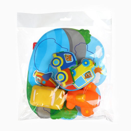 Игрушки резиновые для купания «Машинки», пазл, развивающие игрушки, Крошка Я