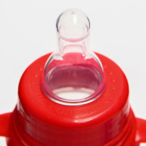 Бутылочка для кормления малыша M&B «Super baby», классическое горло, с ручками, от 0 мес., 150 мл., цилиндр