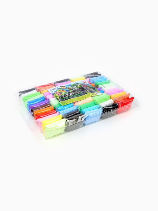 Пластилин воздушный «Пиксели», 60 цветов