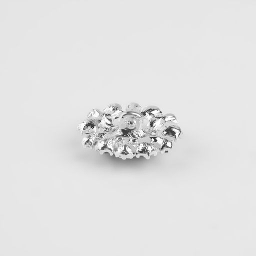 Цена за 2 шт. Пуговица декоративная, 22×20 мм, синяя