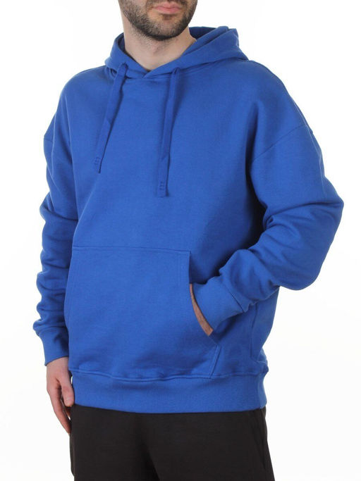 TLK-807 BLUE Толстовка мужская (85% хлопок, 15% полиэстер)
