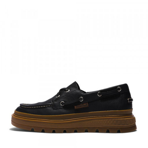 Женские мокасины Timberland Ray City Boat Shoe 2 Eye черные  фото 8