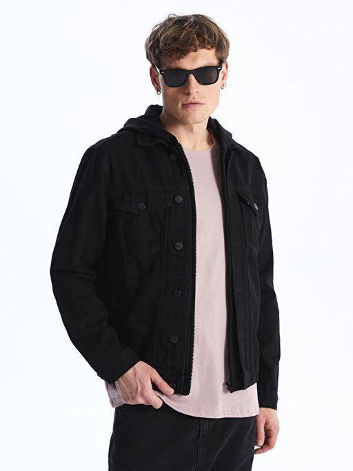 Standart Kal?p Erkek Jean Ceket