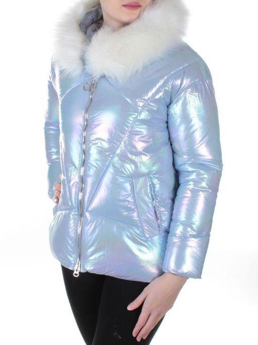 1920 LT. BLUE Куртка зимняя облегченная женская Moki - Фабричный китай фото 3
