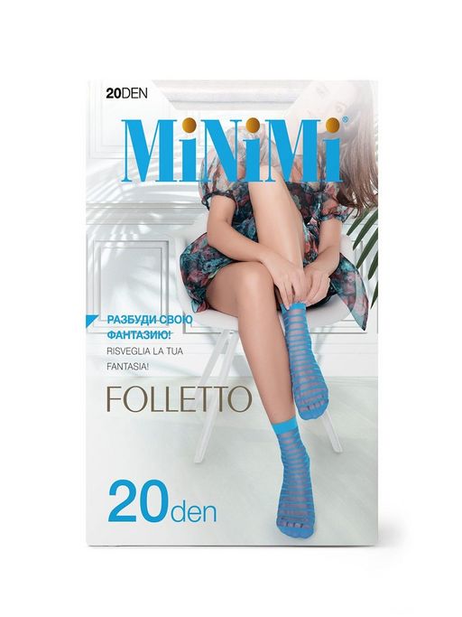 New! Носки MiNiMi Folletto 20(в полоску) фото 6