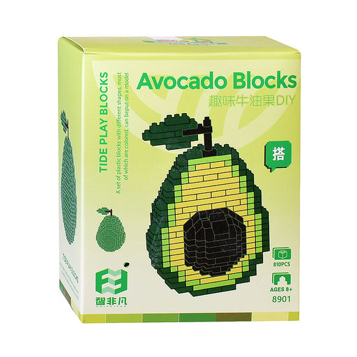 Конструктор "Avocado" (810 дет.) в коробке