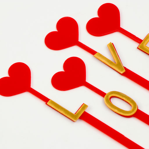 Топпер Любовь, прямоугольник с бусинами - Страна карнавалия фото 8