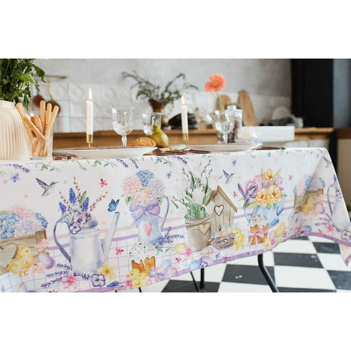 Скатерть Этель Цыплята и куличи 110х147 см, 100% хл, саржа 190 гр/м2  фото 14