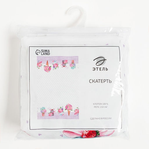 Скатерть Этель Сладости 180?147 см, 100% хлопок, репс 210 г/м?
