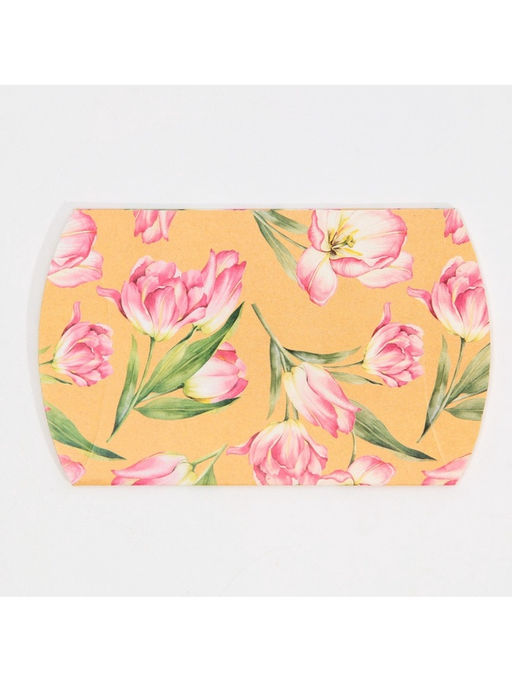 Цена за 5 шт. Коробка подарочная складная фигурная, упаковка, Цветы, 11?8?2 см