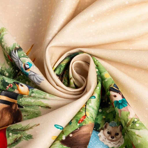 Скатерть новогодняя «Этель» Noble Christmas, 150×220 +/-3 см с ГМВО, 100% хлопок, саржа 190 г/м²