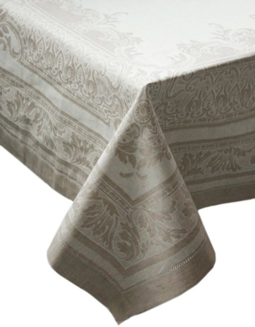 01с58 ЯК Скатерть 170*250 "Акантус" цв.бежевый