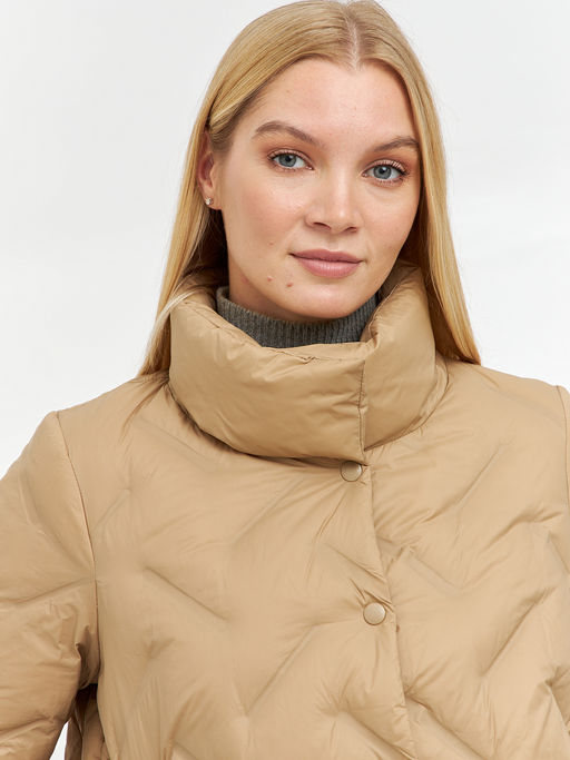 Пуховик женский укороченный на кнопках - Glenfield фото 8