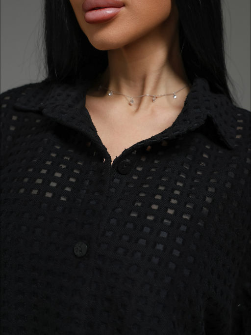 Стелла рубашка женская (шоколад) - Lovetex фото 18