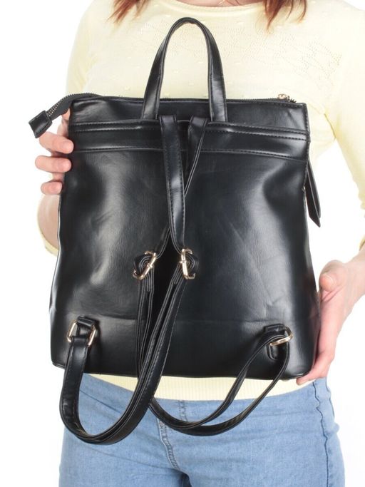 L83965 BLACK Сумка-рюкзак (искусственная кожа) - Фабричный китай фото 7