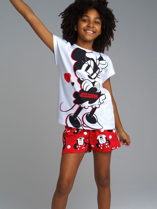Пижама PlayToday Disney Minnie Mouse для девочки хлопок с эластаном в ассортименте  фото 5