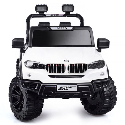 Электромобиль "Профи" на аккумуляторе, с р/у управлением, в коробке (белый)