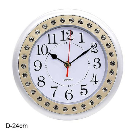 Цена за 1 шт. Часы настенные 24 см / 6233 /уп 40/ - Галеонтрейд фото 5