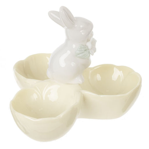 Подставка для 3-х яиц "Заяц", L11,5 W11,5 H10 см