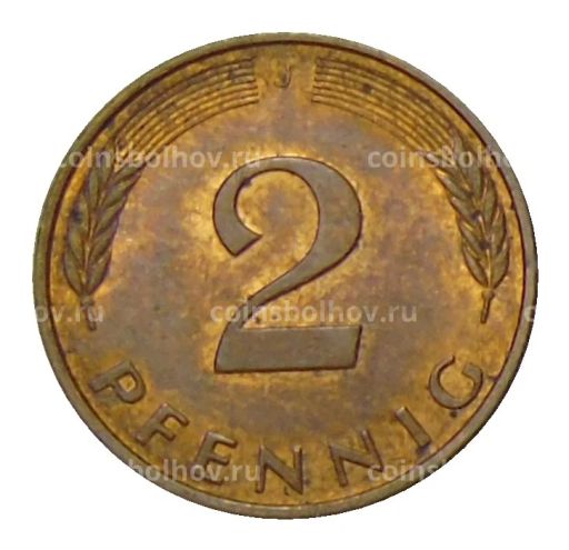 2 пфеннига 1991 года J Германия