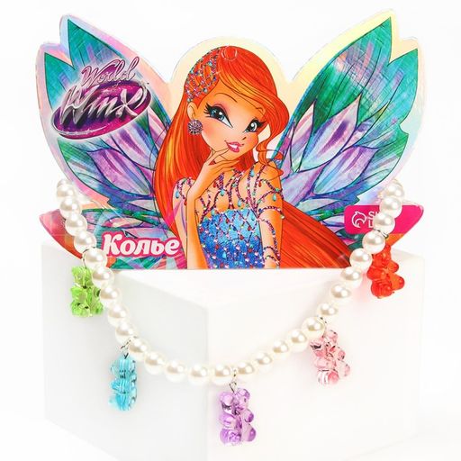 Колье Желейные мишки с бусинами, WINX