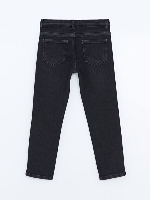 Beli Ayarlanabilir Lastikli Erkek ?ocuk Jean Pantolon - Waikiki фото 3