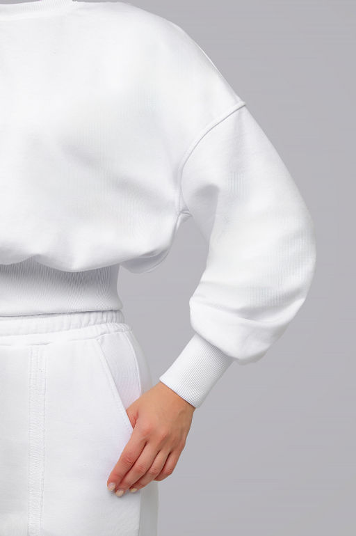 Арт. 2538  Костюм женский с брюками 44-48 (3 шт) Цвет:белый