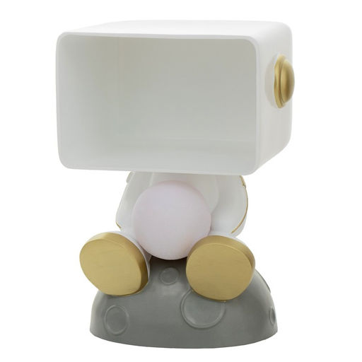 Лампа настольная «Космик», светодиодная, 3Д, ночник, USB, серая, 35×25×47 см